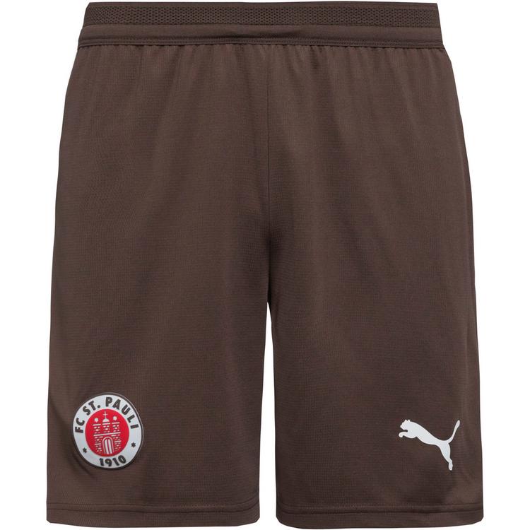 PUMA PUMA FC St. Pauli Fu&szlig;ballshorts Kinder - espresso brown-puma white - 0 | SportScheck