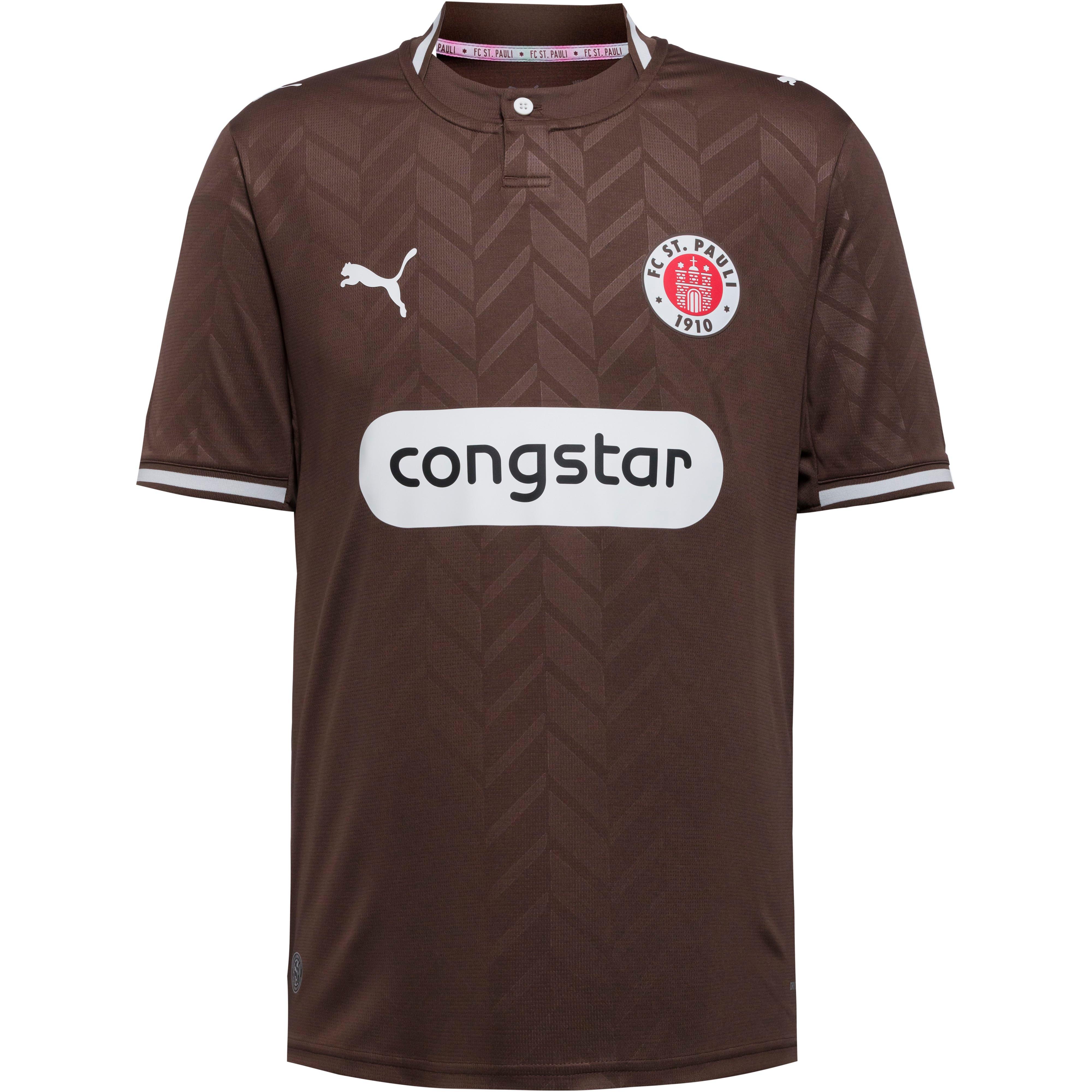 Puma Teamtrikot Heim Kunstfaser Braun
