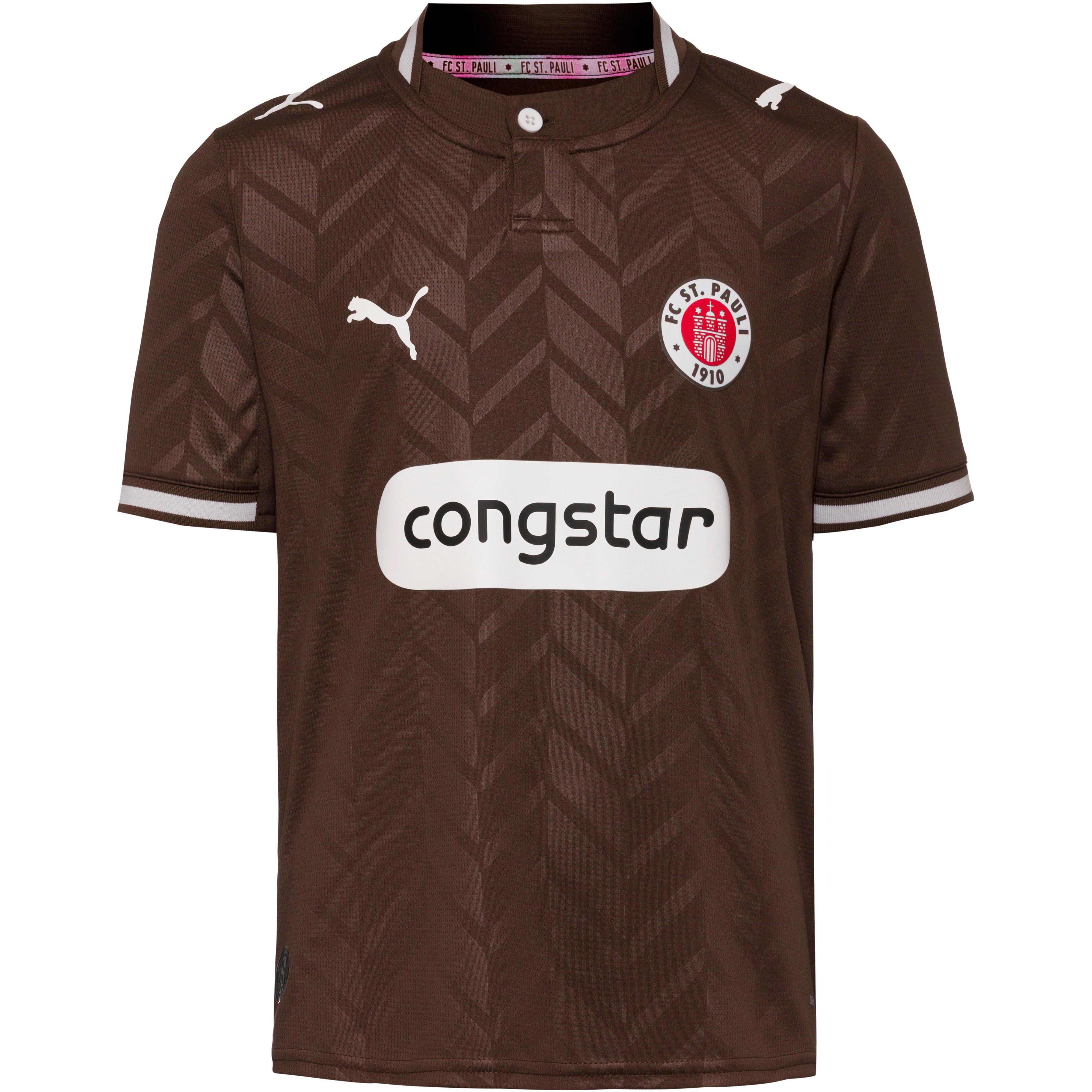 Puma Teamtrikot FC St. Pauli Kunstfaser Braun