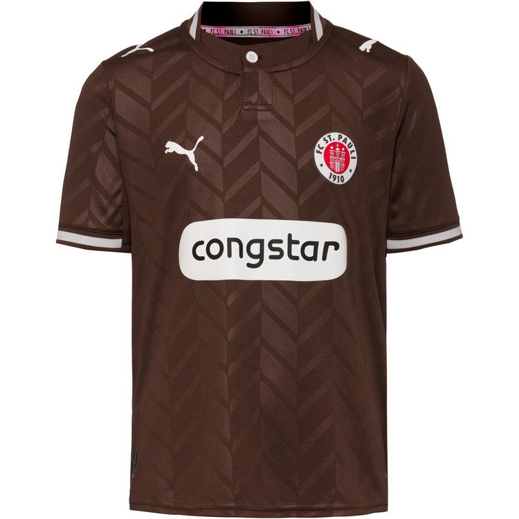 PUMA PUMA FC St. Pauli 26-27 Heim Teamtrikot Kinder - espresso brown-puma white - 0 | SportScheck