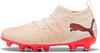 PUMA FUTURE 9 MATCH FGAG Fu&szlig;ballschuhe Kinder - sugared almond-puma white-ultra red