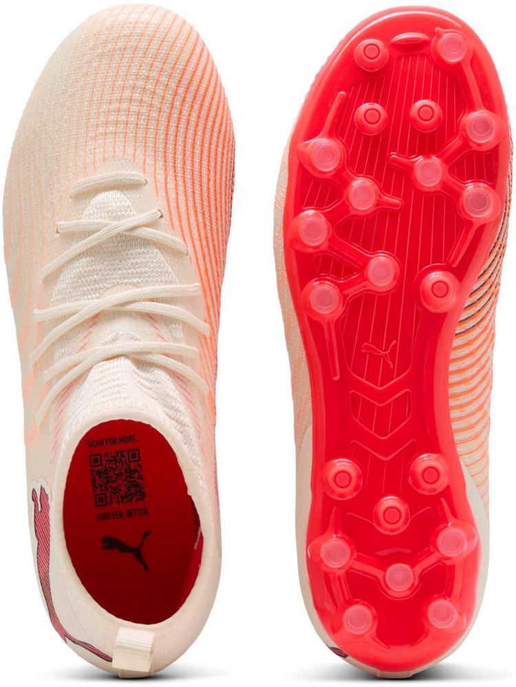 PUMA PUMA FUTURE 9 MATCH MG Fu&szlig;ballschuhe Kinder - sugared almond-puma white-ultra red - 1 | SportScheck