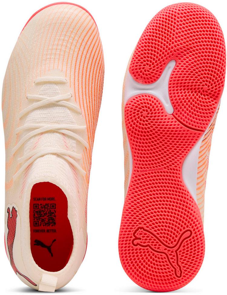 PUMA PUMA FUTURE 9 MATCH IT Mid Fu&szlig;ballschuhe Kinder - sugared almond-puma white-ultra red - 1 | SportScheck