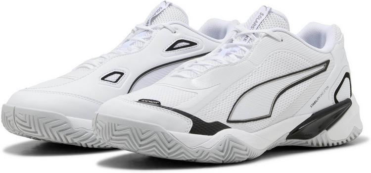 PUMA PUMA Solarstrike 4 Hallenschuhe Herren - puma white-puma black-silver mist - 2 | SportScheck
