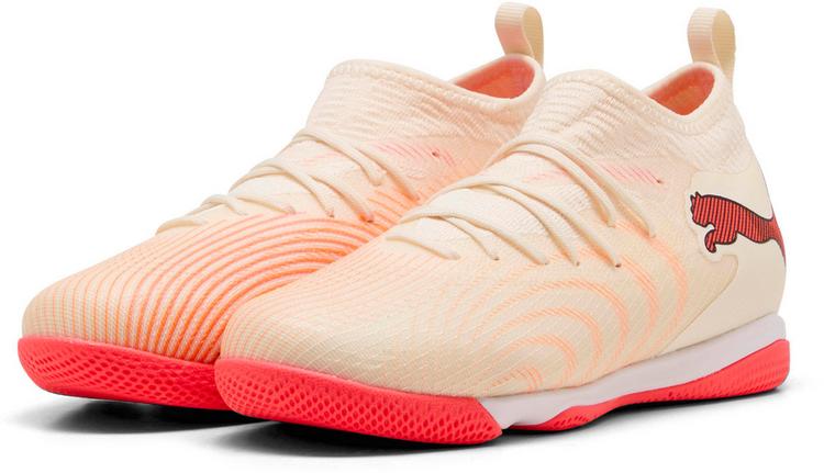 PUMA PUMA FUTURE 9 MATCH IT Mid Fu&szlig;ballschuhe Kinder - sugared almond-puma white-ultra red - 2 | SportScheck