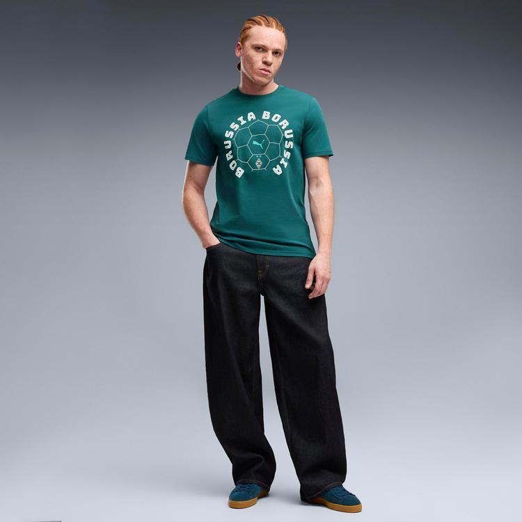 PUMA PUMA Borussia M&ouml;nchengladbach Culture T-Shirt Herren - cold green-puma white - 2 | SportScheck