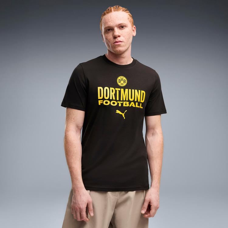 PUMA PUMA Borussia Dortmund Culture T-Shirt Herren - puma black-faster yellow - 0 | SportScheck