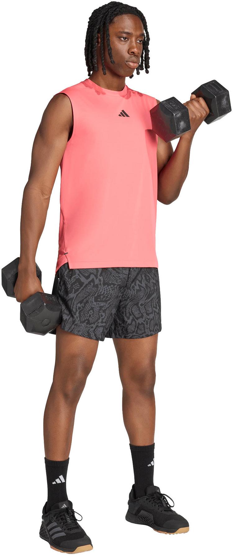 adidas adidas D4T Funktionstank Herren - pure turbo - 2 | SportScheck