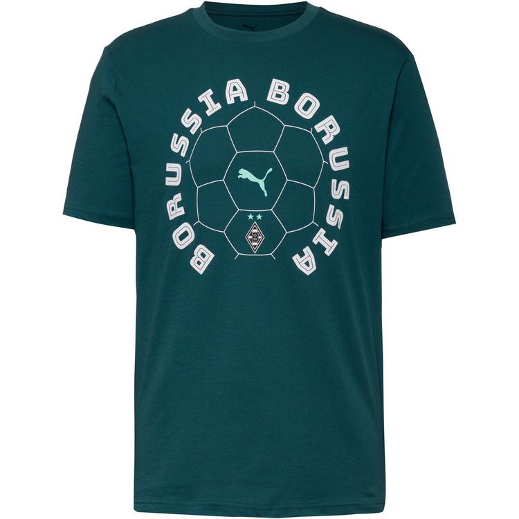 PUMA PUMA Borussia M&ouml;nchengladbach Culture T-Shirt Herren - cold green-puma white - 0 | SportScheck