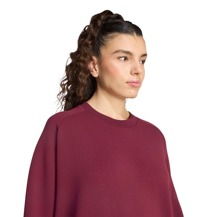 adidas adidas Soft Lux Sweatshirt Damen - maroon - 3 | SportScheck