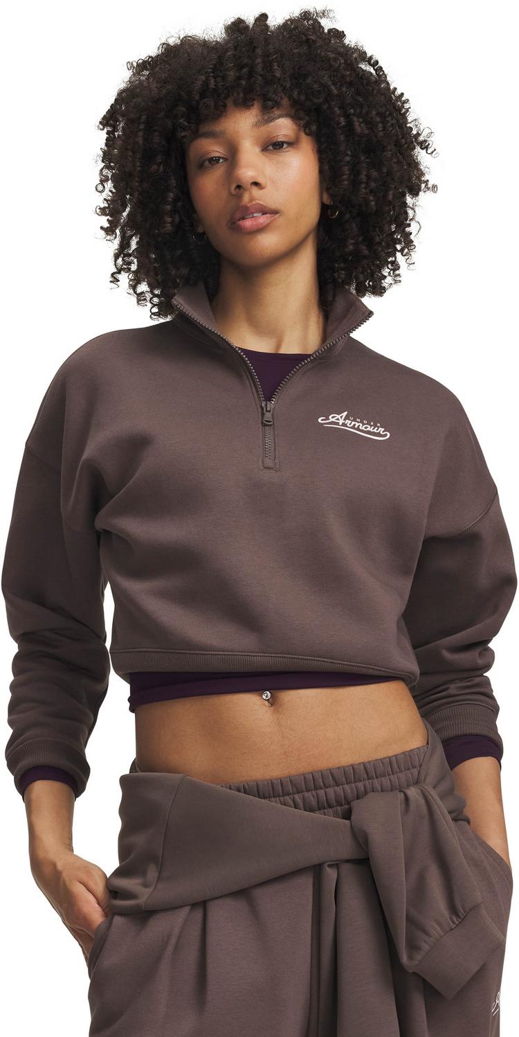 Under Armour Under Armour RIVAL Sweatshirt Damen - peppercorn - 0 | SportScheck