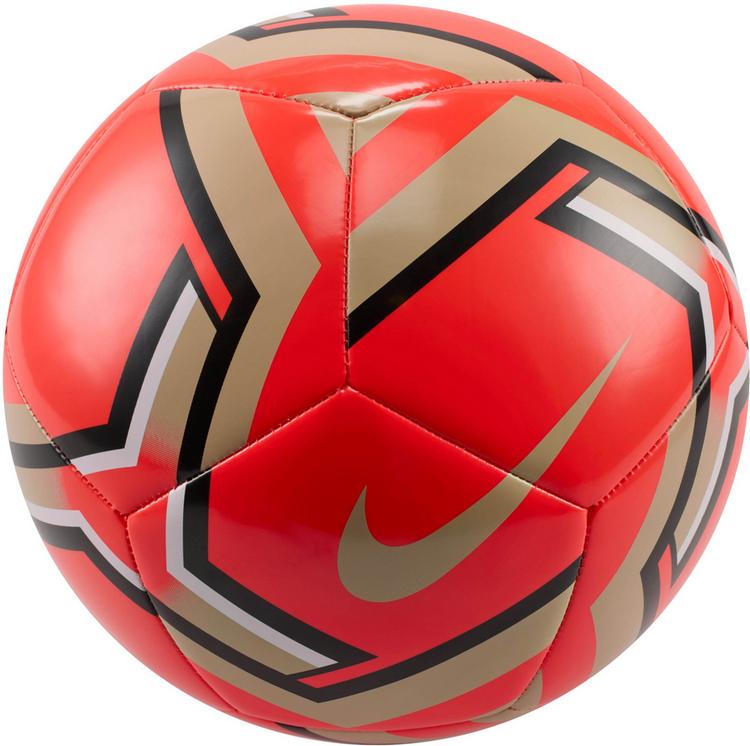 Nike Nike MERC FADE Fu&szlig;ball - bright crimson-black-linen - 0 | SportScheck
