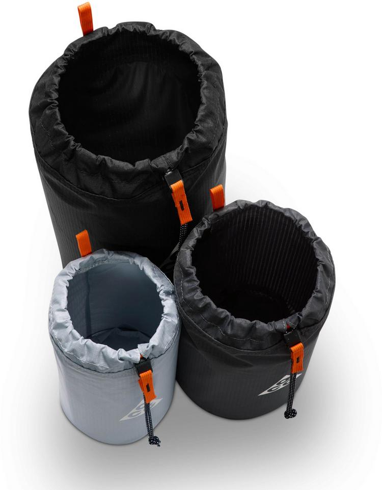 Nike Nike ACG STUFF SACK 3PK 8l Packsack - black-safety orange-summit white - 0 | SportScheck