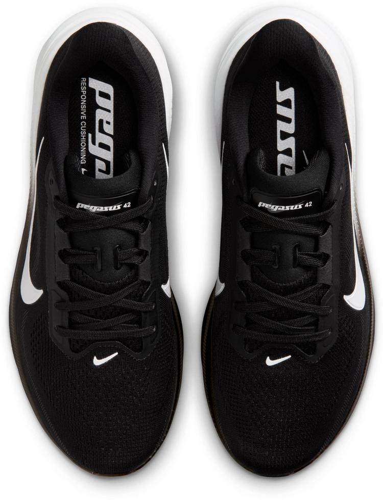 Nike Nike Pegasus 42 Laufschuhe Damen - black-white-iron grey - 0 | SportScheck