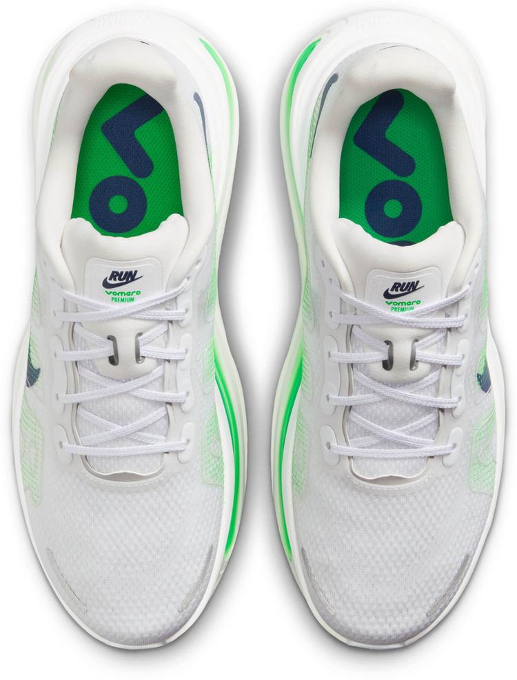 Nike Nike VOMERO PREMIUM Laufschuhe Herren - white-midnight navy-green spark - 0 | SportScheck