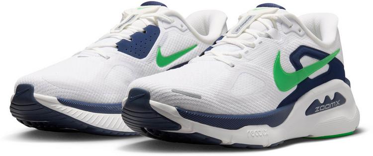 Nike Nike STRUCTURE PLUS Laufschuhe Herren - white-green spark-midnight navy - 3 | SportScheck