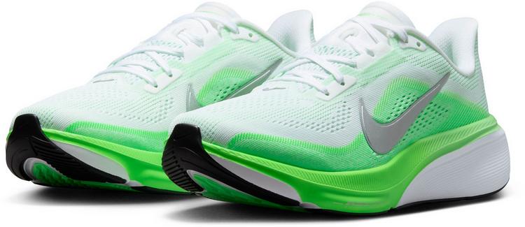 Nike Nike Pegasus 42 Laufschuhe Damen - white-metallic silver-green strike - 3 | SportScheck