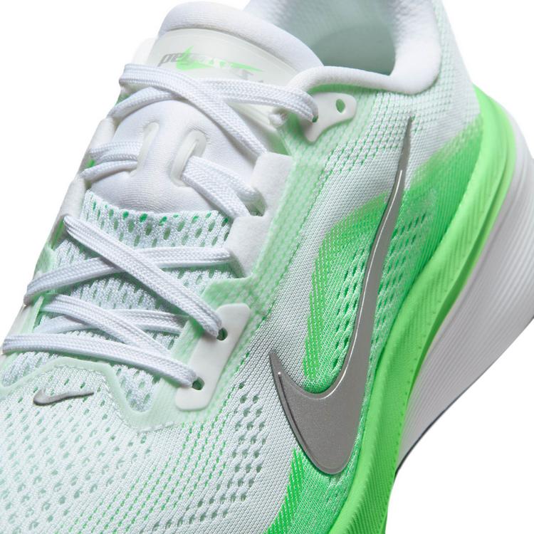 Nike Nike Pegasus 42 Laufschuhe Damen - white-metallic silver-green strike - 4 | SportScheck