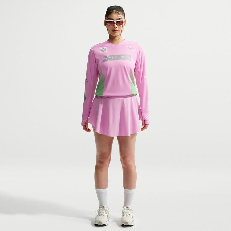 Nike Nike SWIFT Funktionsshirt Damen - pink rise-illusion green-reflective - 0 | SportScheck