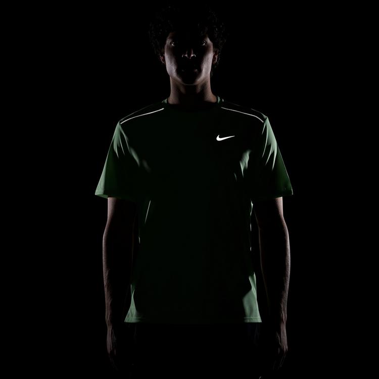 Nike Nike Miler Funktionsshirt Herren - illusion green-reflective silv - 5 | SportScheck