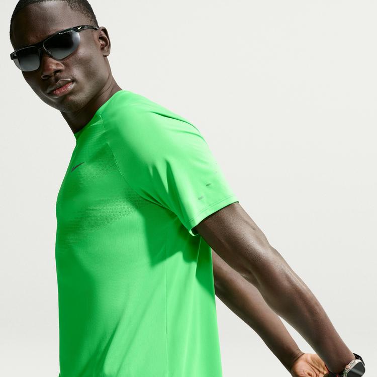Nike Nike DFADV STRIDE Funktionsshirt Herren - green spark-reflective silv - 4 | SportScheck