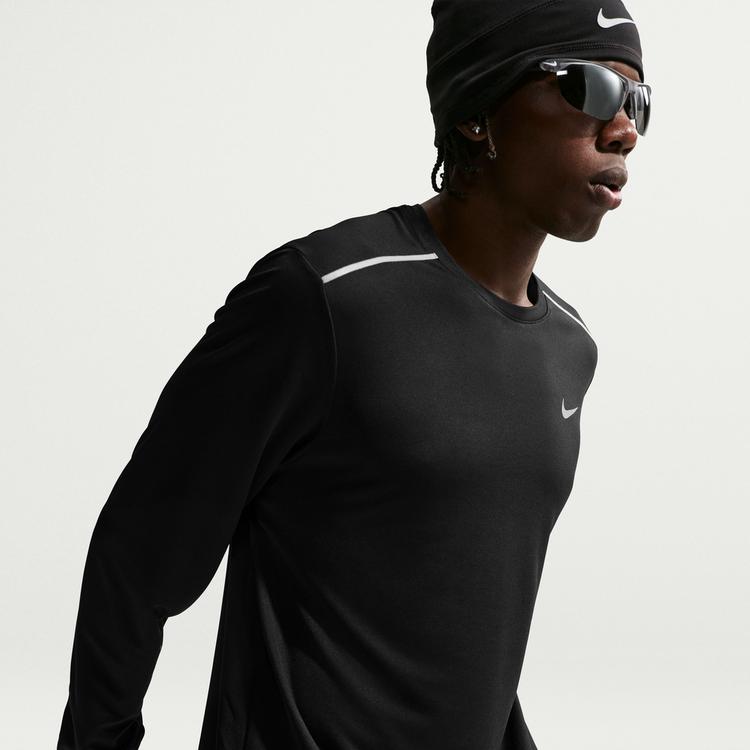 Nike Nike MILER Laufshirt Herren - black-reflective silv - 4 | SportScheck