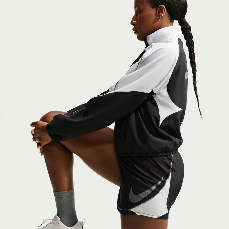 Nike Nike SWOOSH Laufshorts Damen - black-white-cool grey - 4 | SportScheck