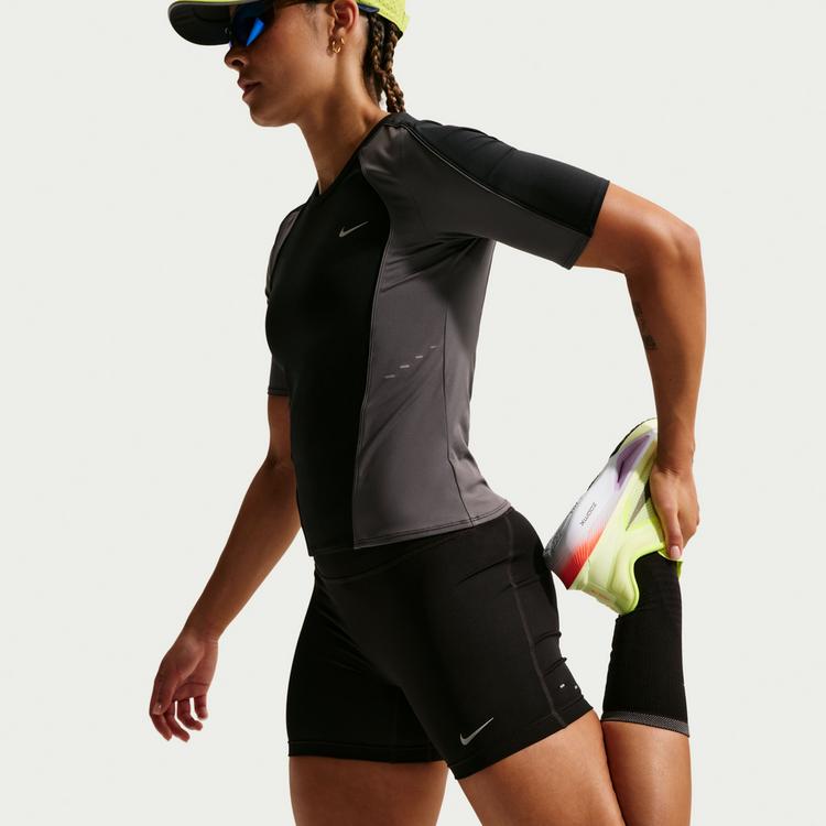 Nike Nike TEMPO Lauftights Damen - black-reflective silv - 4 | SportScheck