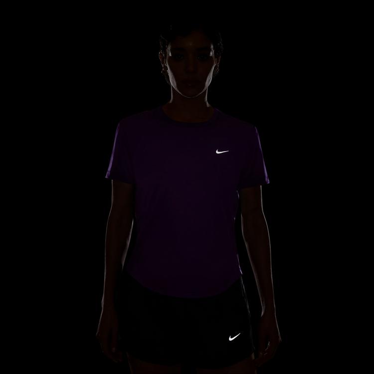 Nike Nike Tempo Funktionsshirt Damen - bold berry-reflective silv - 3 | SportScheck
