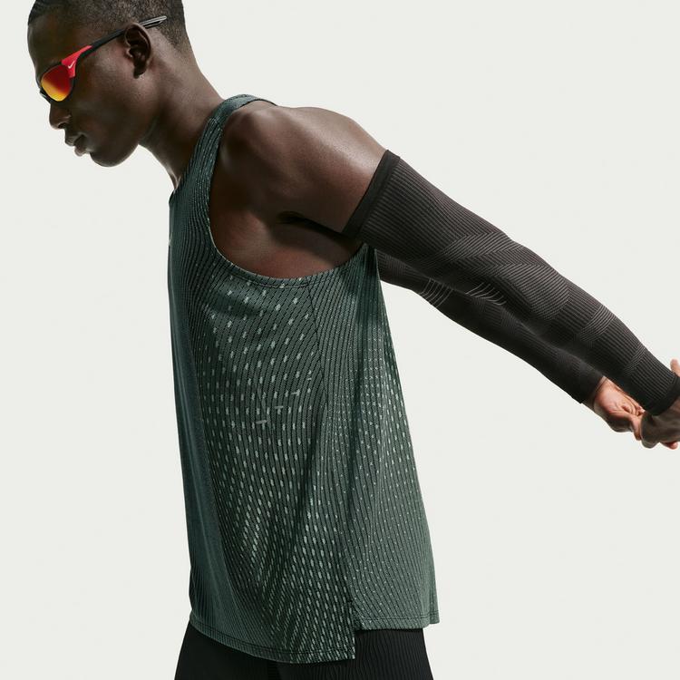 Nike Nike STRIDE Funktionstank Herren - black-voltage green-reflective silv - 4 | SportScheck