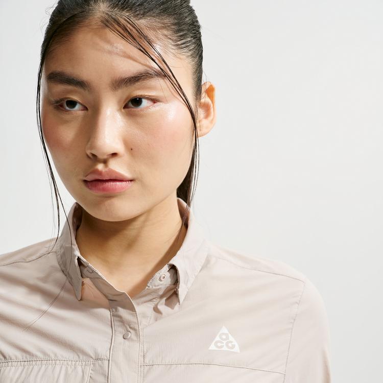 Nike Nike ACG AIREEZ Funktionsshirt Damen - cream ii-summit white - 4 | SportScheck