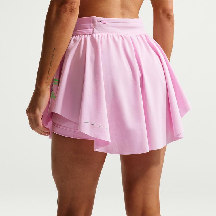 Nike Nike SWIFT SKORT Laufrock Damen - pink rise-black-reflective silv - 3 | SportScheck