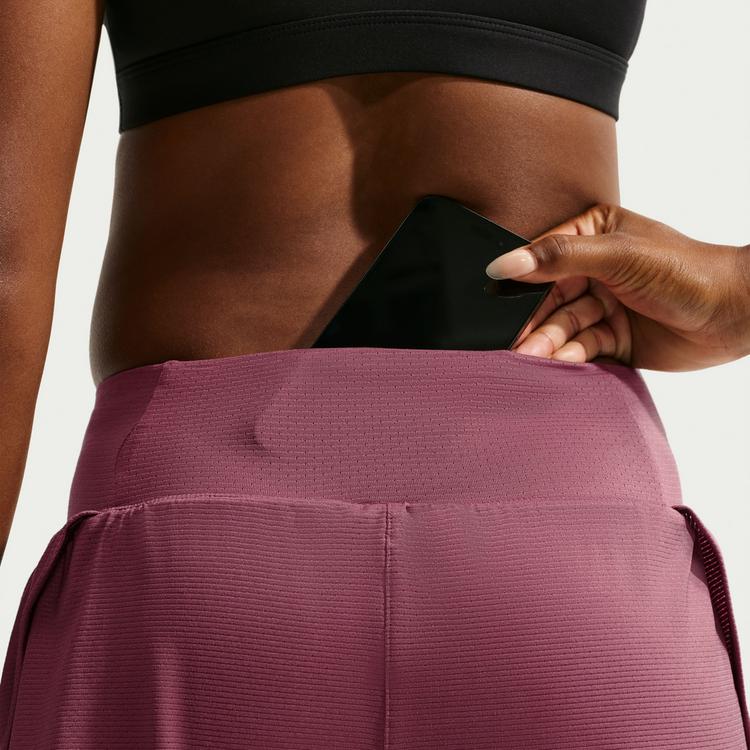 Nike Nike FLOW Laufshorts Damen - pink smoke-reflective silv - 5 | SportScheck