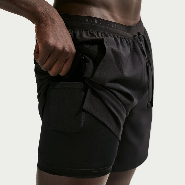 Nike Nike STRIDE Laufshorts Herren - black-reflective silv - 5 | SportScheck