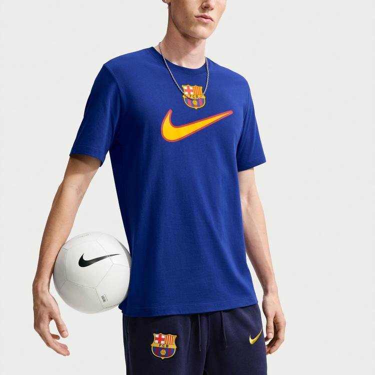 Nike Nike FC BARCELONA SWOOSH T-Shirt Herren - deep royal blue - 4 | SportScheck