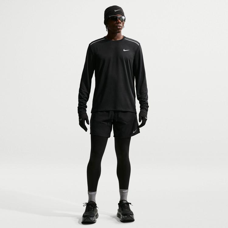 Nike Nike MILER Laufshirt Herren - black-reflective silv - 0 | SportScheck