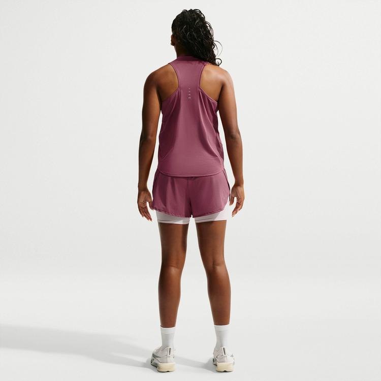 Nike Nike FLOW Laufshorts Damen - pink smoke-reflective silv - 1 | SportScheck