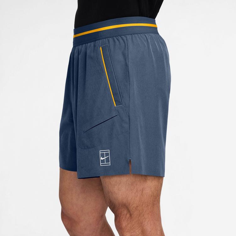 Nike Nike Advantage Tennisshorts Herren - new slate-laser orange-white - 2 | SportScheck