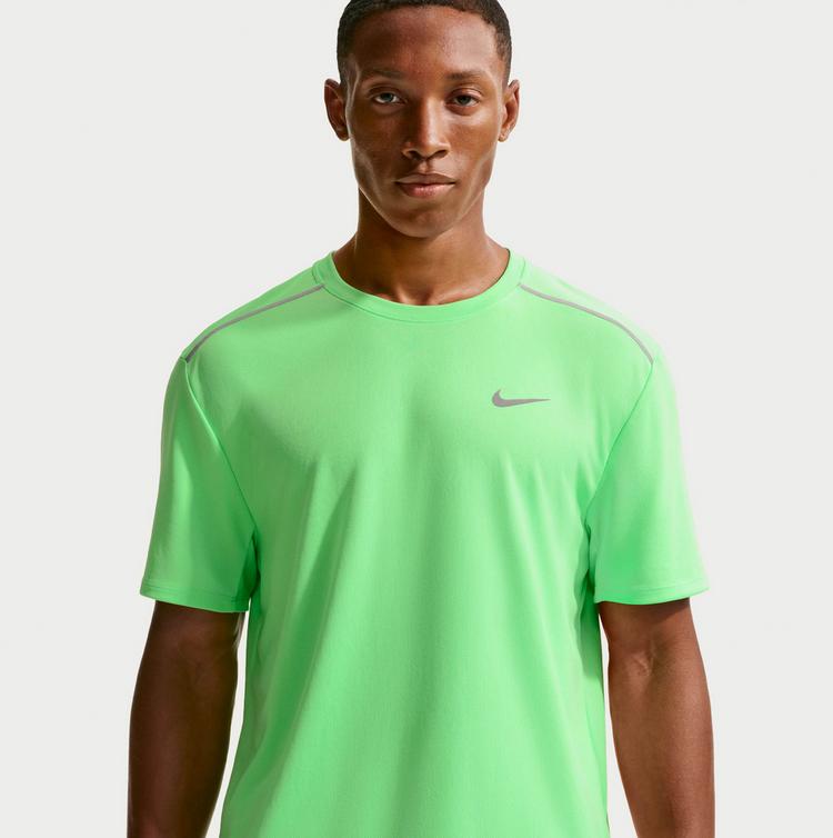 Nike Nike Miler Funktionsshirt Herren - illusion green-reflective silv - 2 | SportScheck