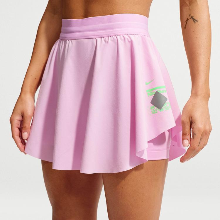 Nike Nike SWIFT SKORT Laufrock Damen - pink rise-black-reflective silv - 2 | SportScheck