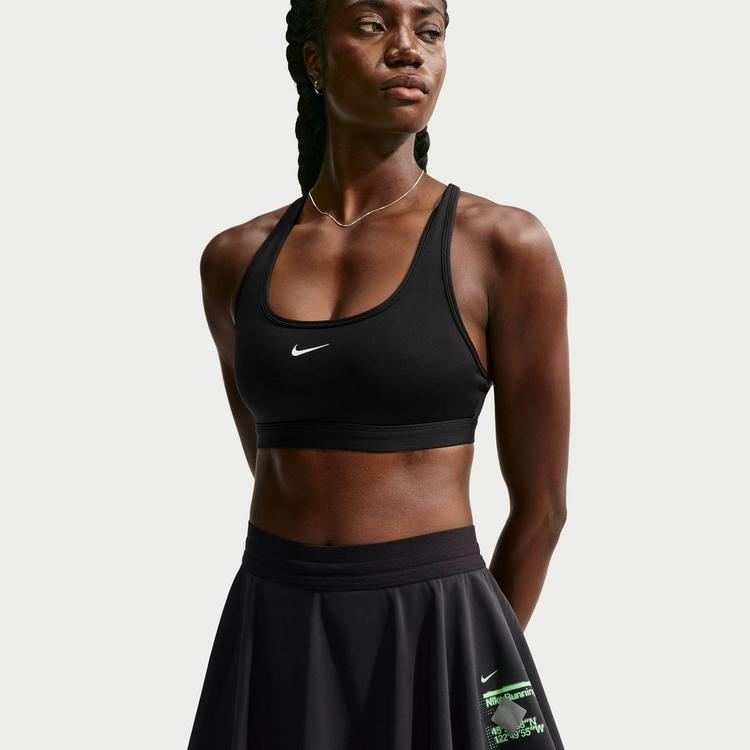 Nike Nike SWIFT SKORT Laufrock Damen - black-black-reflective silv - 2 | SportScheck