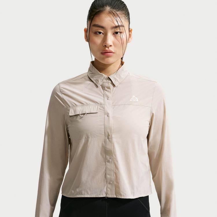 Nike Nike ACG AIREEZ Funktionsshirt Damen - cream ii-summit white - 2 | SportScheck