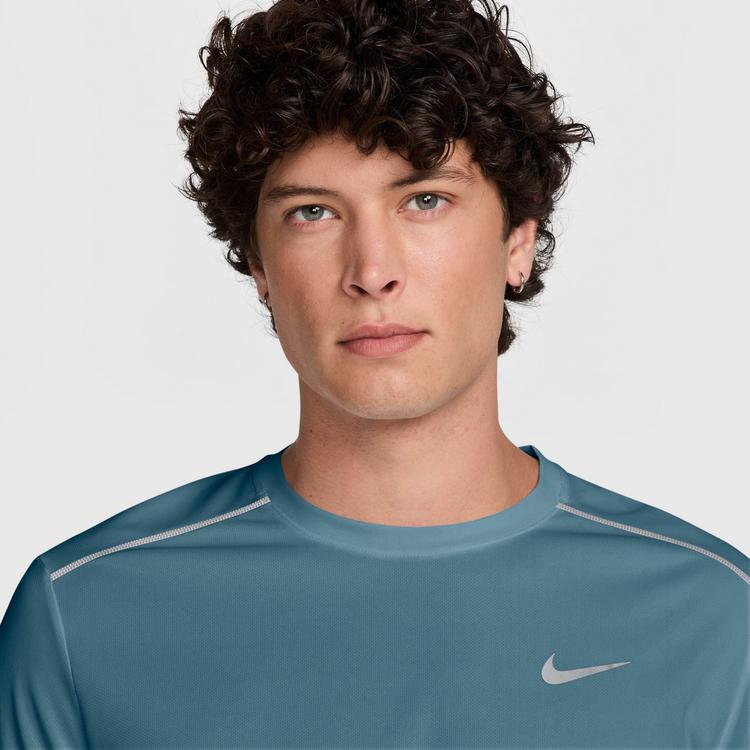 Nike Nike MILER Laufshirt Herren - smokey blue-reflective silv - 2 | SportScheck