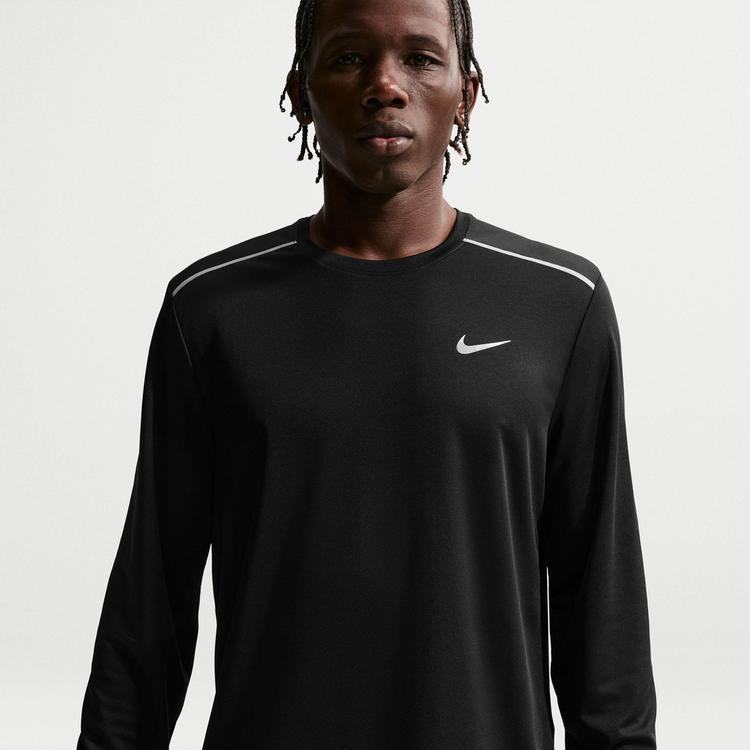 Nike Nike MILER Laufshirt Herren - black-reflective silv - 2 | SportScheck