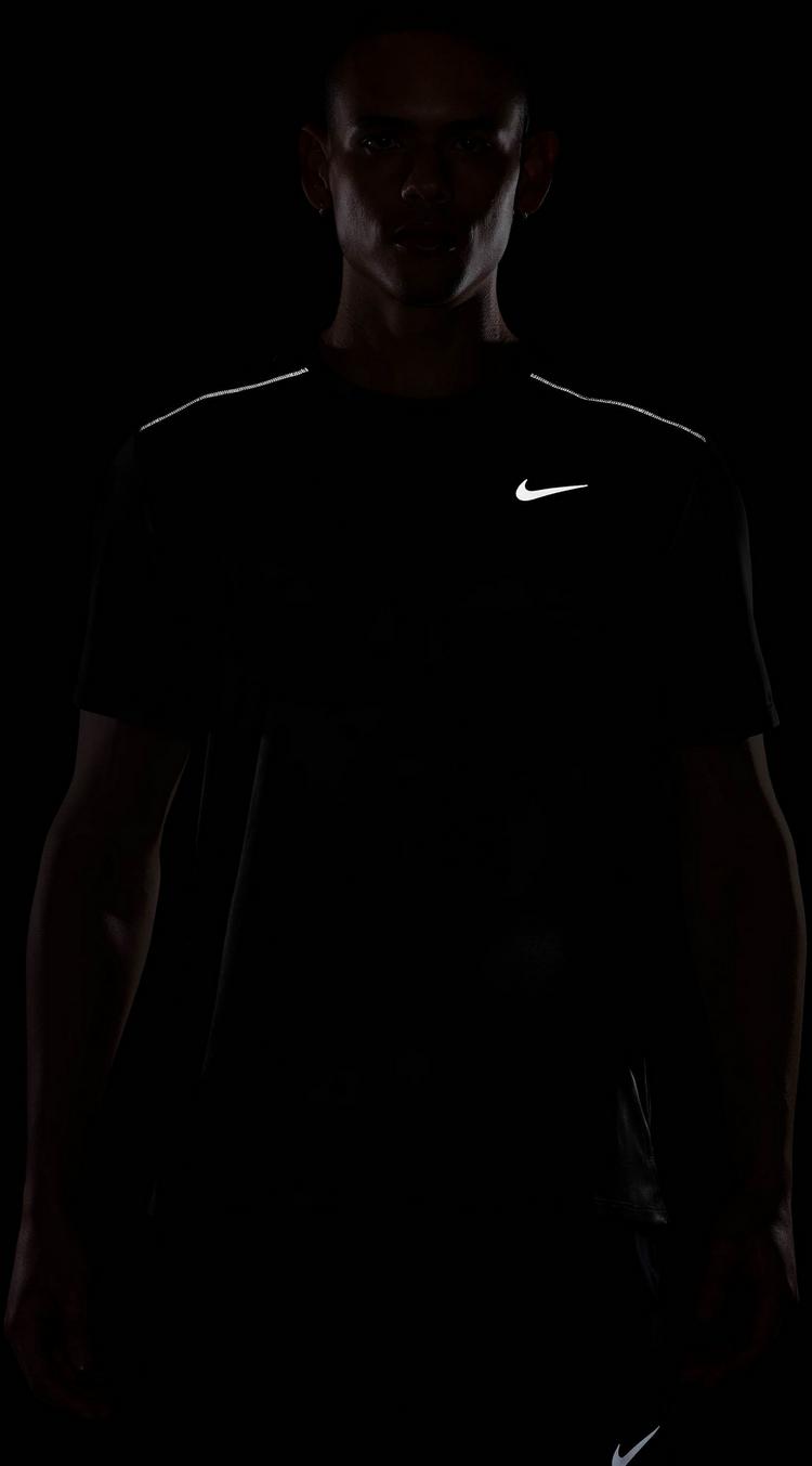 Nike Nike MILER Funktionsshirt Herren - black-reflective silv - 2 | SportScheck