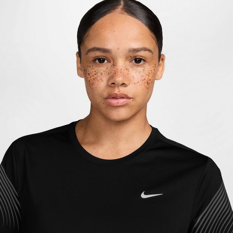 Nike Nike SWIFT  FLSH TOP SS Funktionsshirt Damen - black-reflective silv-reflective si - 2 | SportScheck