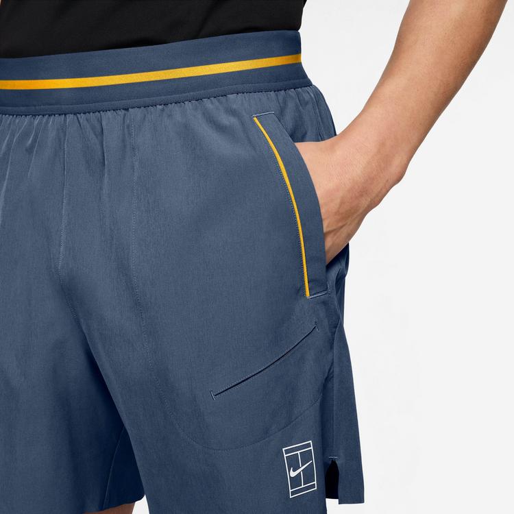 Nike Nike Advantage Tennisshorts Herren - new slate-laser orange-white - 3 | SportScheck