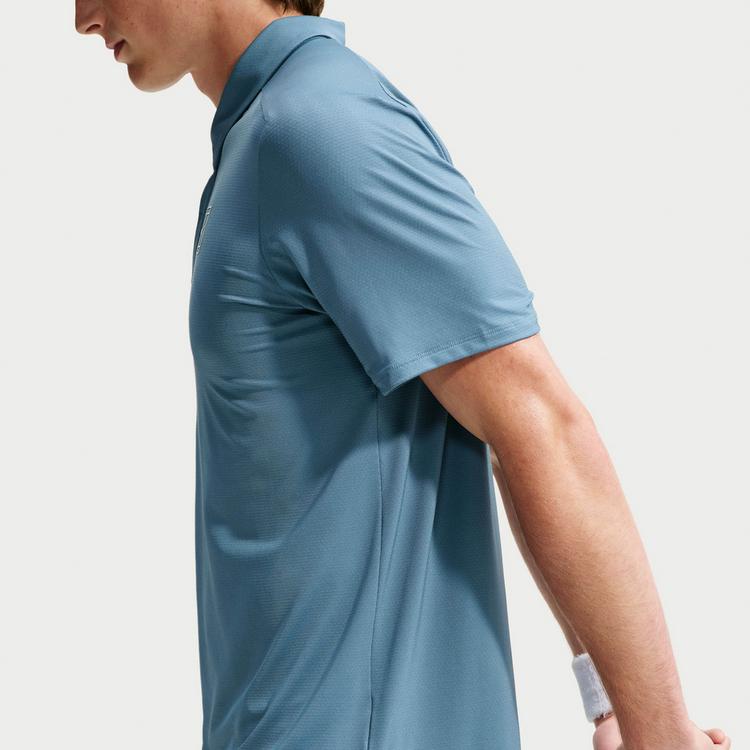 Nike Nike Advantage Tennisshirt Herren - smokey blue-white - 3 | SportScheck
