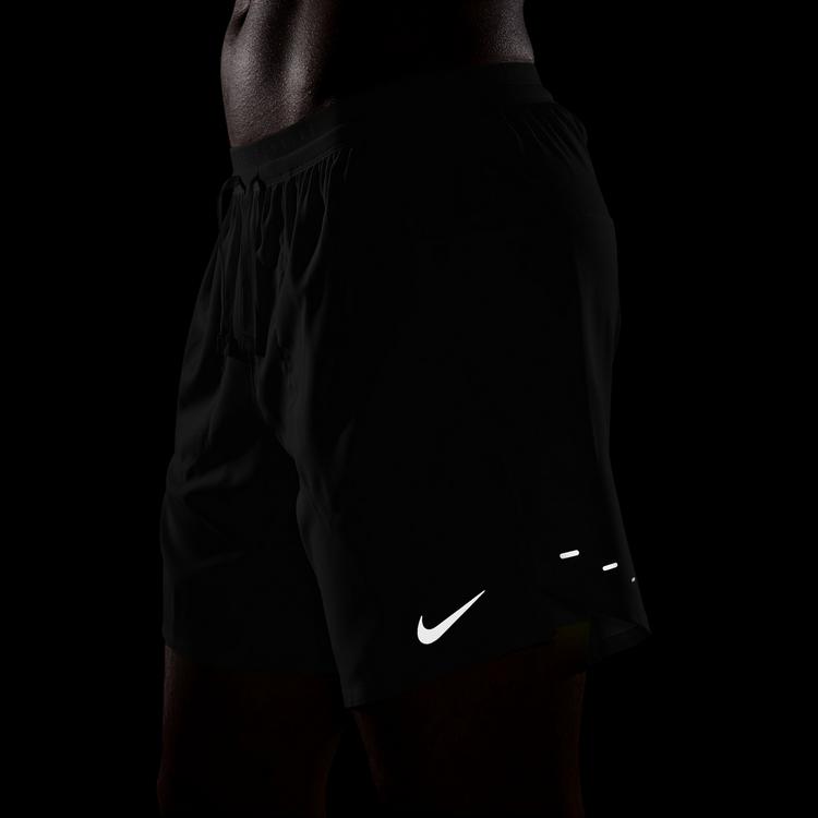 Nike Nike STRIDE Laufshorts Herren - black-reflective silv - 6 | SportScheck