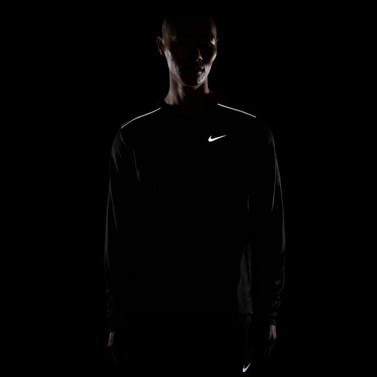 Nike Nike MILER Laufshirt Herren - black-reflective silv - 6 | SportScheck